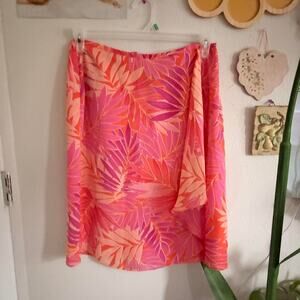 Haggar pink and orange tropical